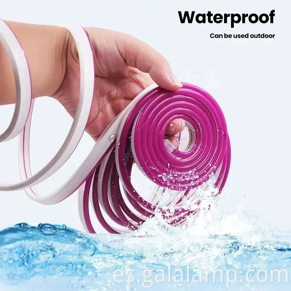 Strip de luz de neón flexible impermeable 5m SMD 2835 Signos al aire libre